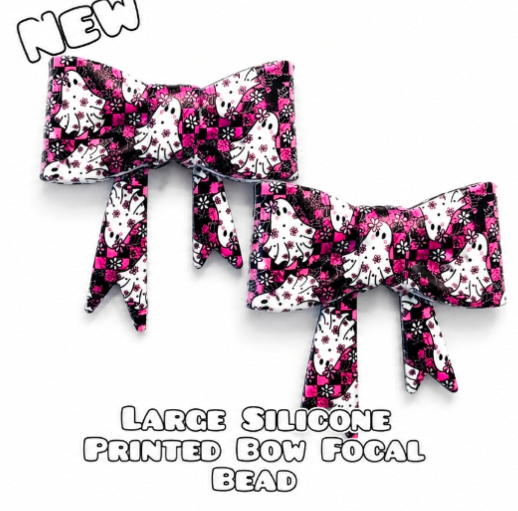 1 Count New Release Silicone Focal Bead Bow