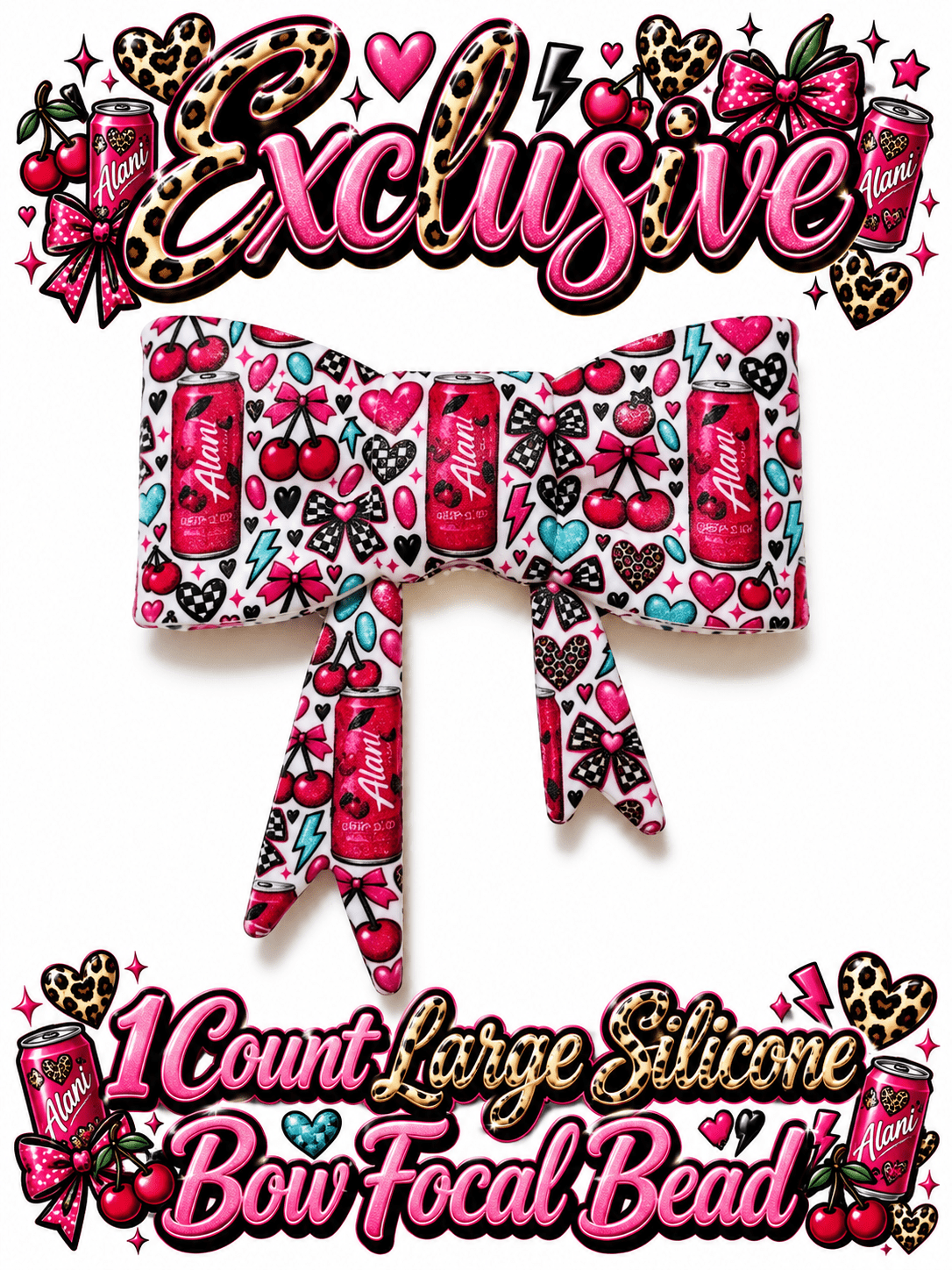 New Shop Exclusive 1 Count Large Silicone Bow ALANI