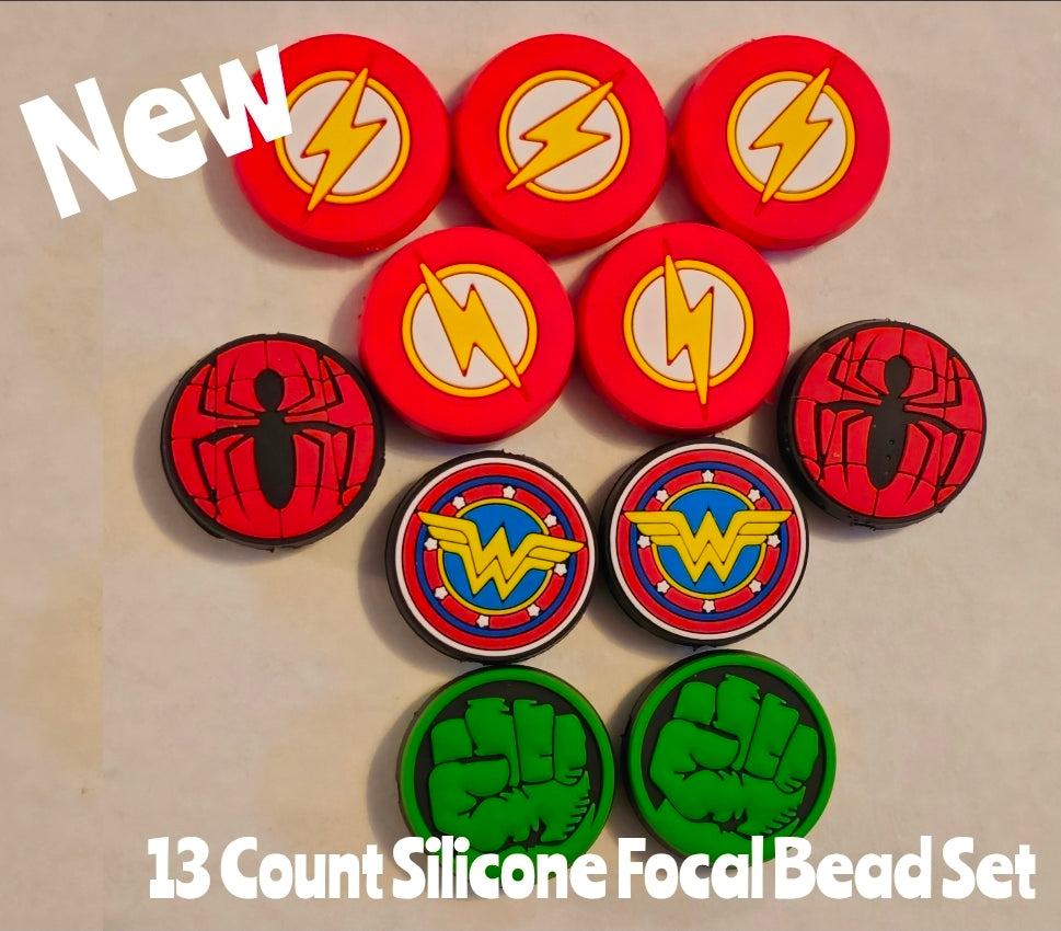 Overstock Mix Match 13 Count Super Heroes Focal Set