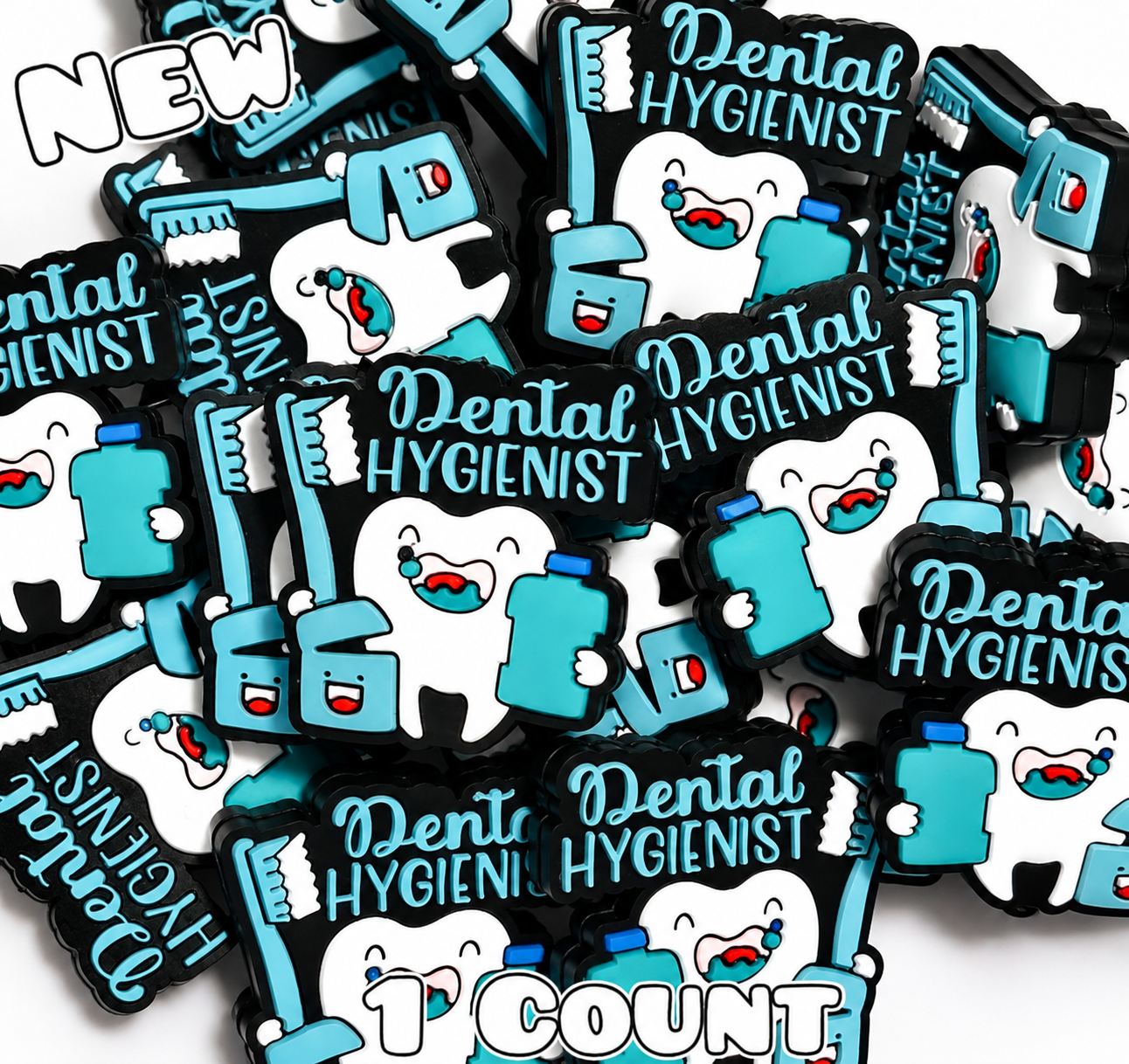 1 Count Focal Bead Dental Hygienest