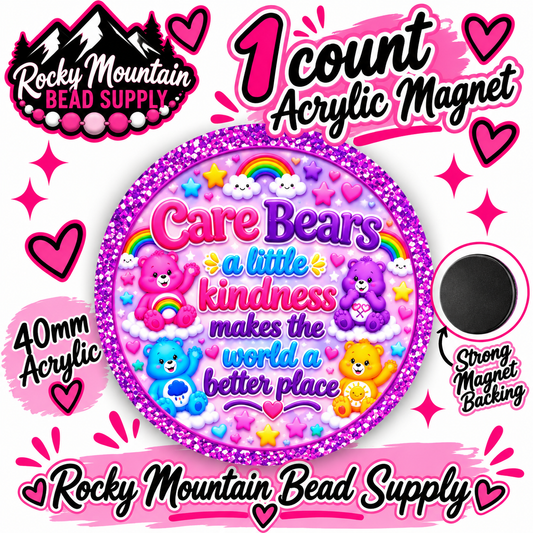 New 1 Count Completed Exclusive Design Wholesale Acrylic Flatback Magnet 🧲