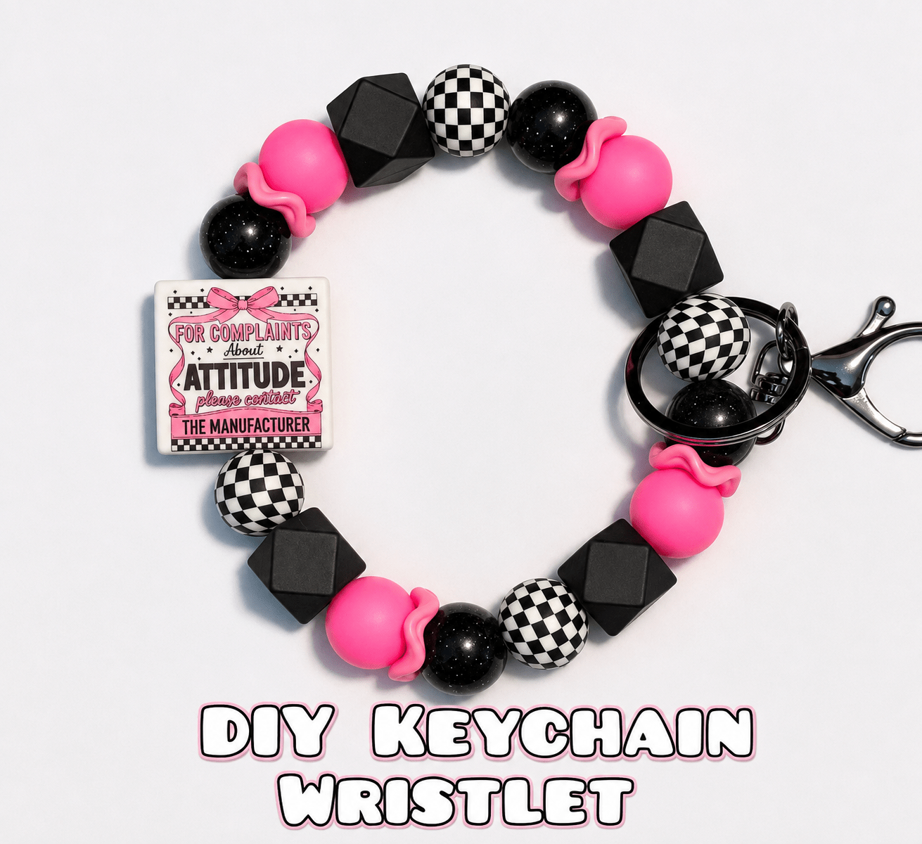 New 1 Count DIY Deluxe Beadable Wristlet Kit