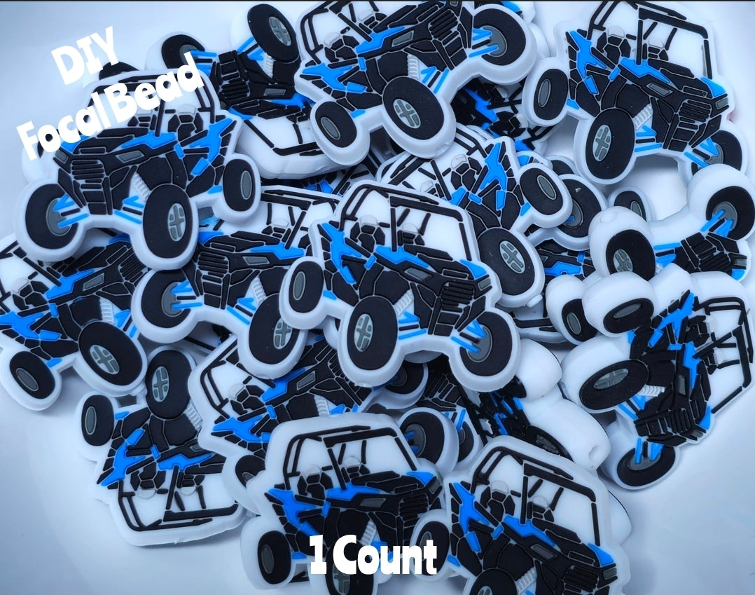 DIY Focal Bead 1 Count Craft Supplies Off Road ATV UTV