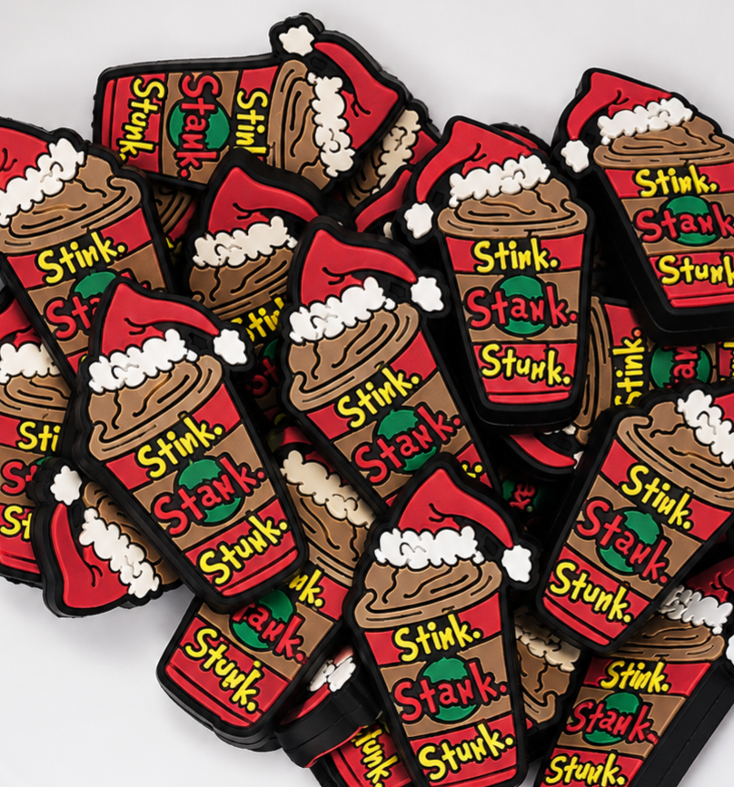 1 Count Focal Bead Stink Stunk Stank Christmas