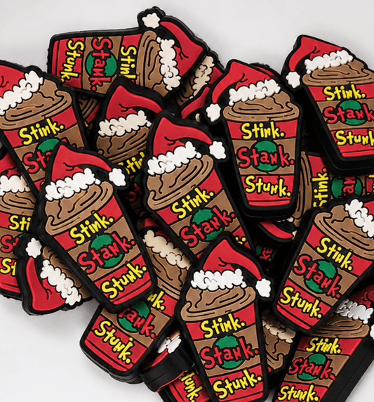 1 Count Focal Bead Stink Stunk Stank Christmas