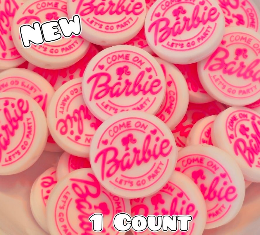 New 1 Count Focal Bead Barbie