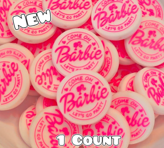 New 1 Count Focal Bead Barbie