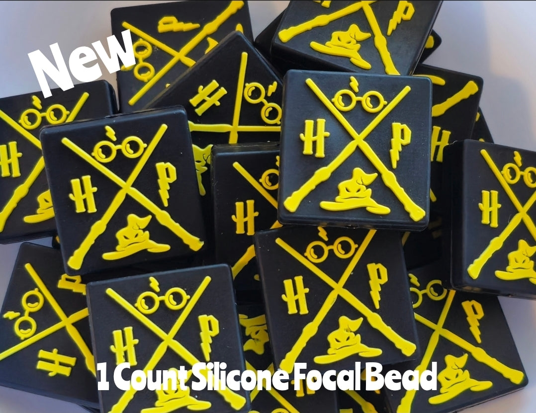New Silicone Harry Potter Focal Beads 1 Count DIY Bead Supplies