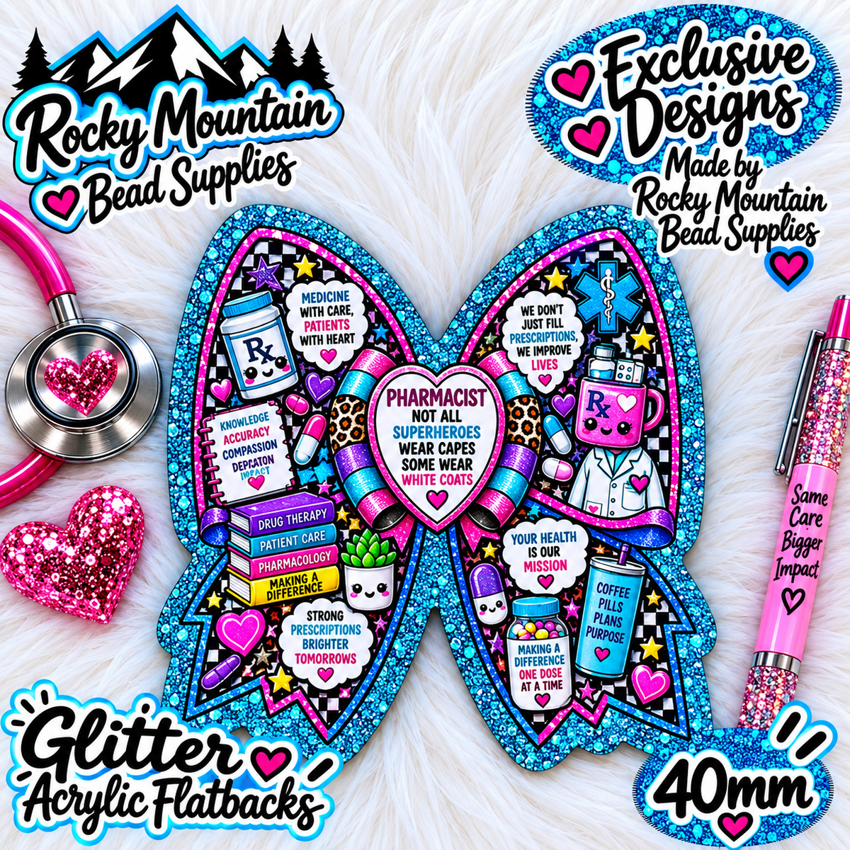Shop Exclusive 1 Count Custom Exclusive Glitter