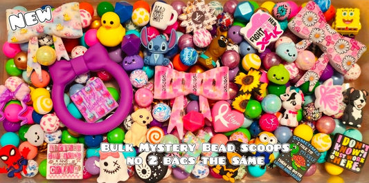 NEW! Updated every 10 days! You get so much for so little! Bulk Mystery Bead Bags Limited Quantites 200 plus pieces! NO 2 BAGS ARE THE SAME! HAND PICKED!