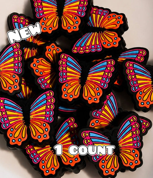 1 Count Focal Bead Butterfly