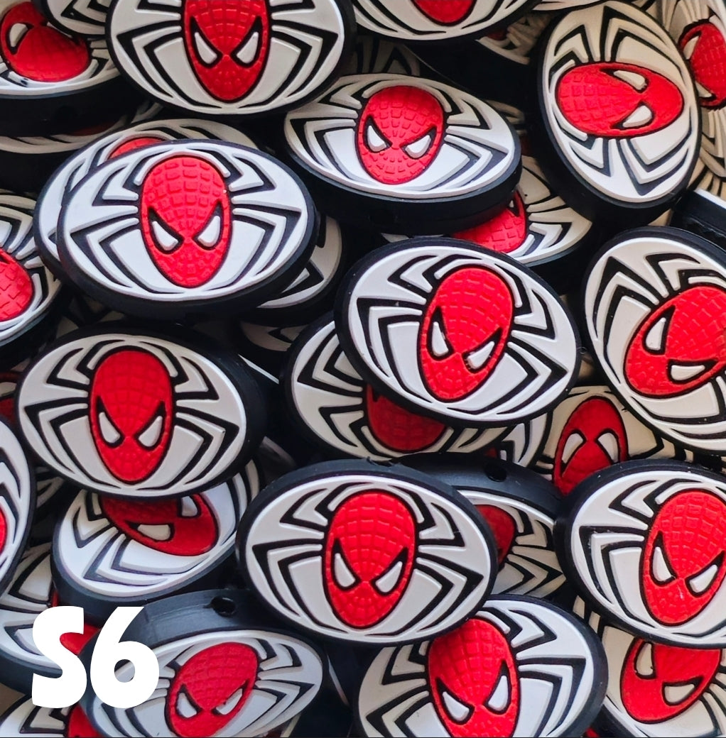 DIY Focal Bead 1 Count Craft Supplies Character Spiderman Beads Charms