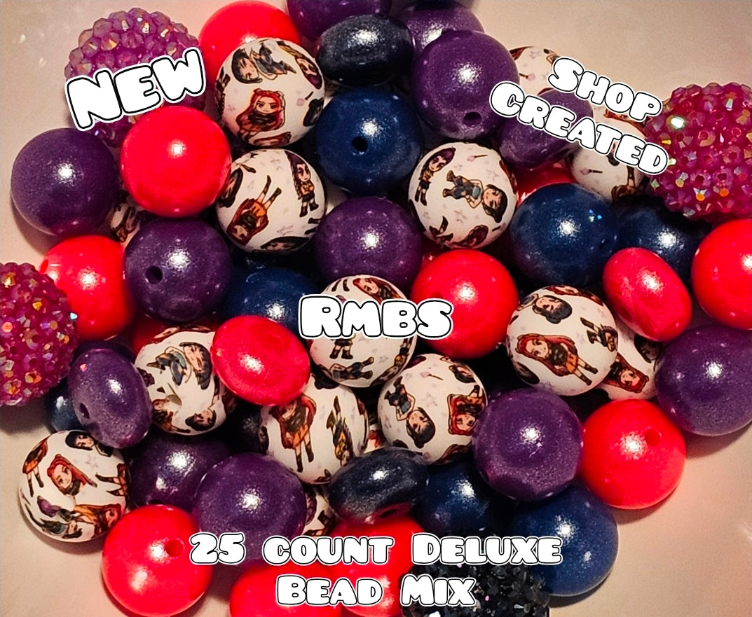 New Deluxe SILICONE Bead Mix 25 count. Shop Made K Pop
