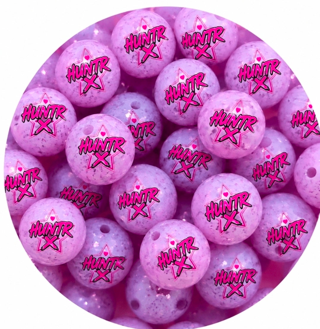 New 1 Count Shop Exclusive DIY Silicone Beads 15mm printed Shiny Glossy Beads