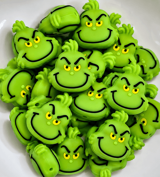 1 Count Focal Bead 3D Grinch