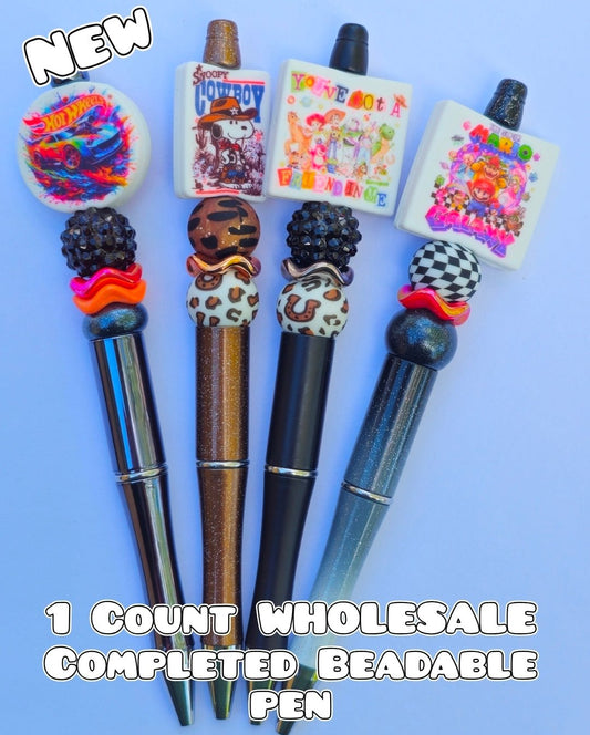 Wholesale 1 Count Beadable Pens Character