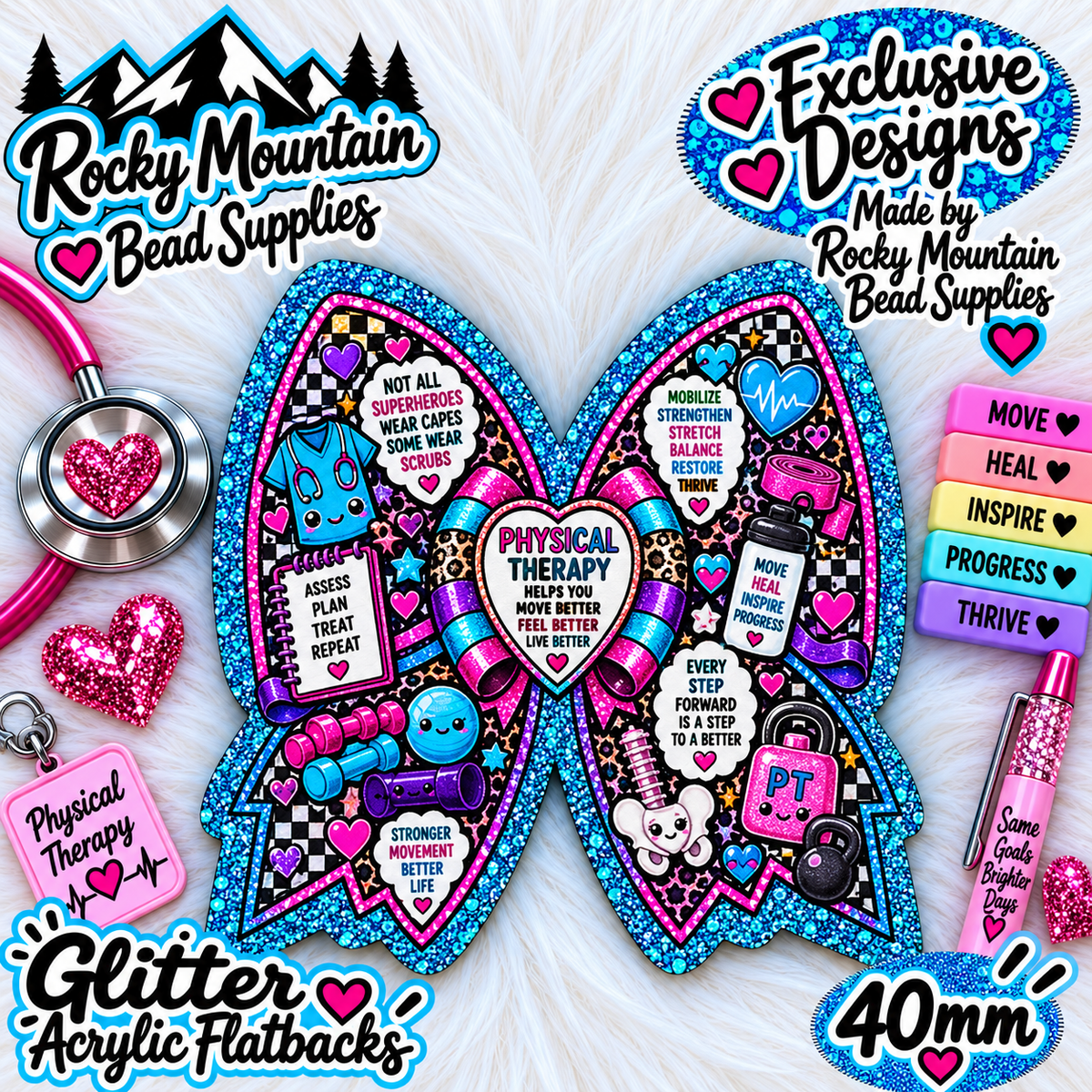 Shop Exclusive 1 Count Custom Exclusive Glitter
