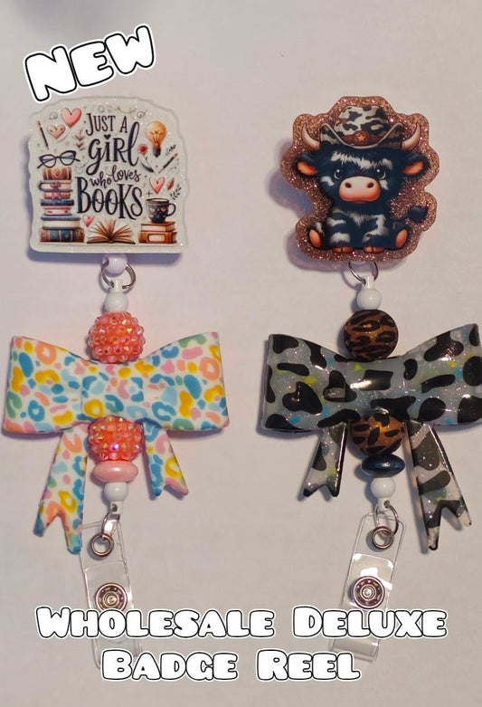 Wholesale Beadable Completed Badge Reels Alligator 360 Clip Badge