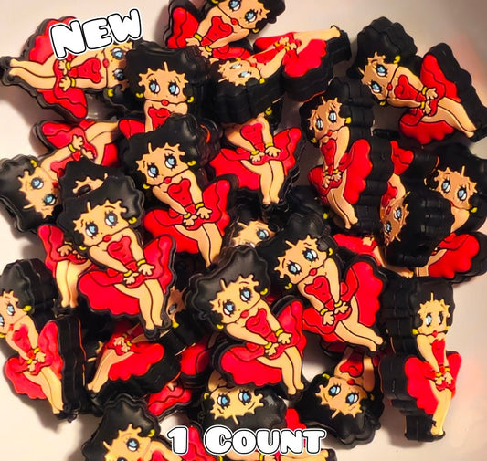1 Count Focal Bead Betty Boop