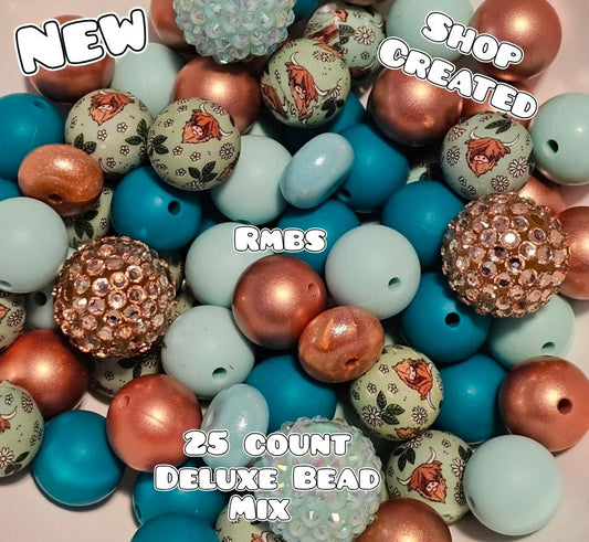 New Deluxe SILICONE Bead Mix 25 count. Shop Made
