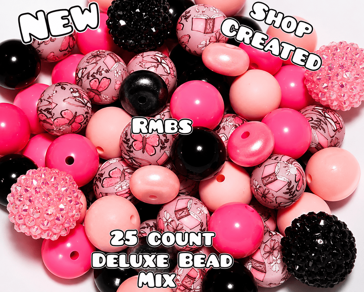 New Deluxe SILICONE Bead Mix 25 count. Shop Made