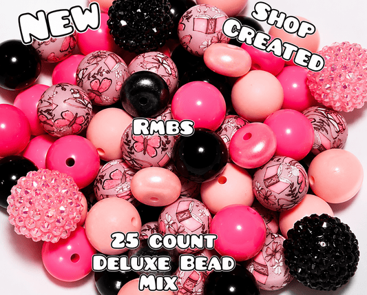 New Deluxe SILICONE Bead Mix 25 count. Shop Made
