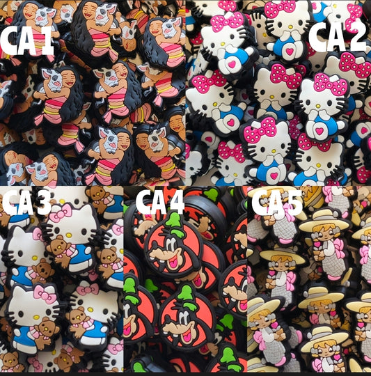 New 1 Piece Character Focal Beads