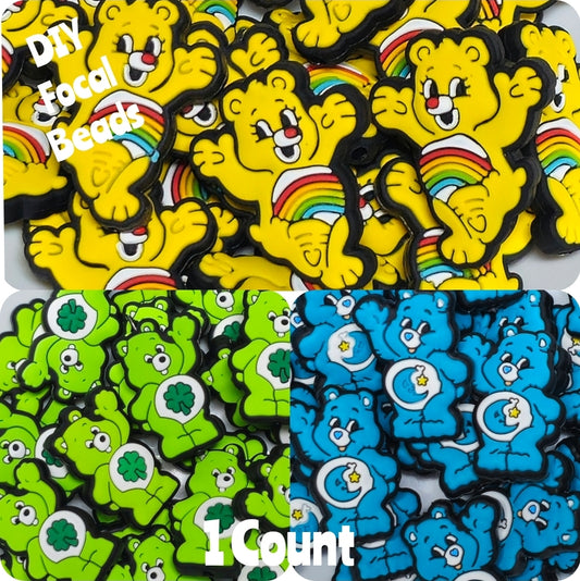 DIY Focal Bead 1 Count Craft Supplies Care Bears Beads