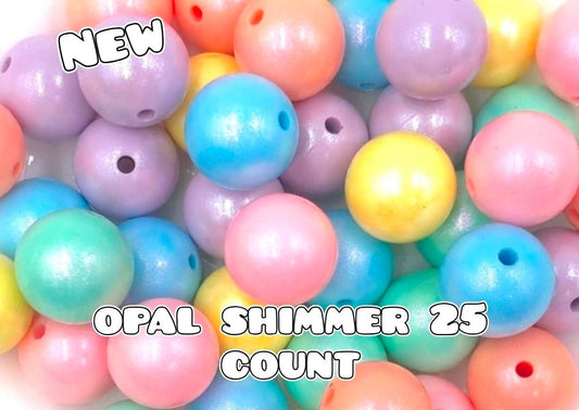 New 25 Count Silicone Opal Shimmer Mix