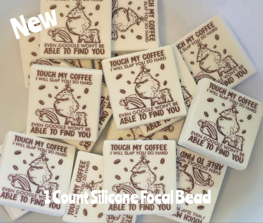 New Grinch Coffee Focal Beads 1 Count DIY Bead Supplies
