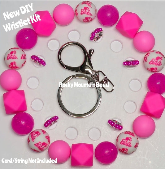 New 1 Count DIY Deluxe Beadable Wristlet Kit- Barbie Beads- Beadable Accessories