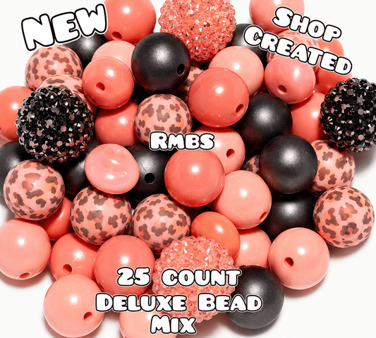 New Deluxe SILICONE Bead Mix 25 count. Shop Made