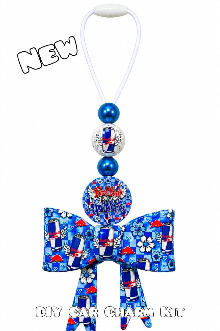 New 1 Count DIY Beadable Car CHARM Rebull
