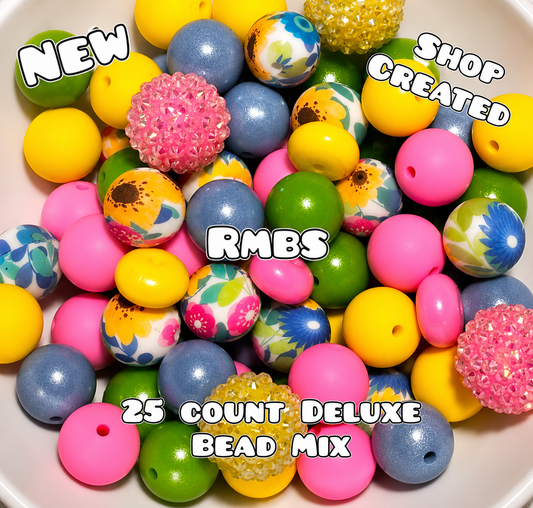 New Deluxe SILICONE Bead Mix 25 count. Shop Made