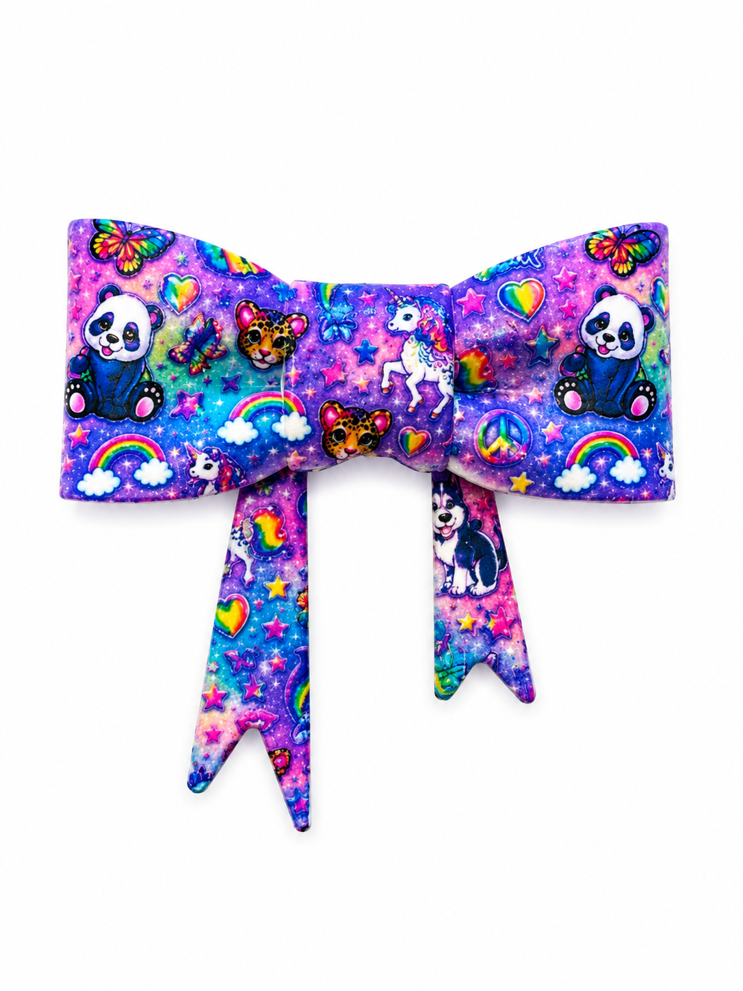1 Count New Release Silicone Focal Bead Bow Exclusive Lisa Frank 3 options