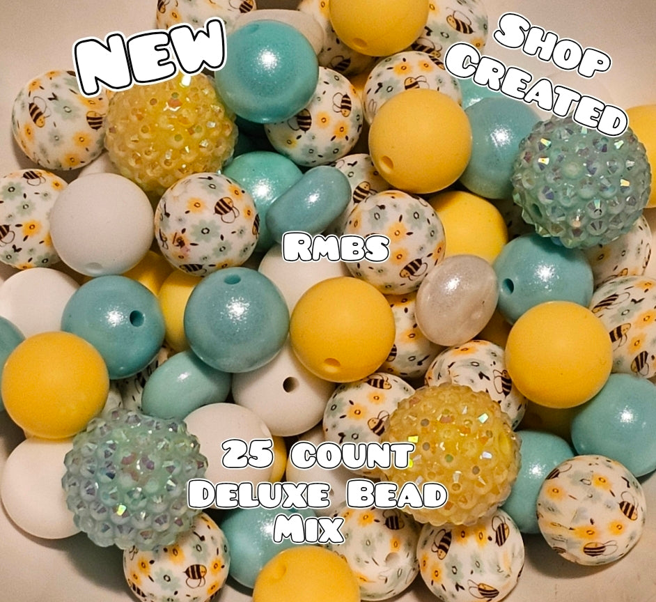 New Deluxe SILICONE Bead Mix 25 count. Shop Made