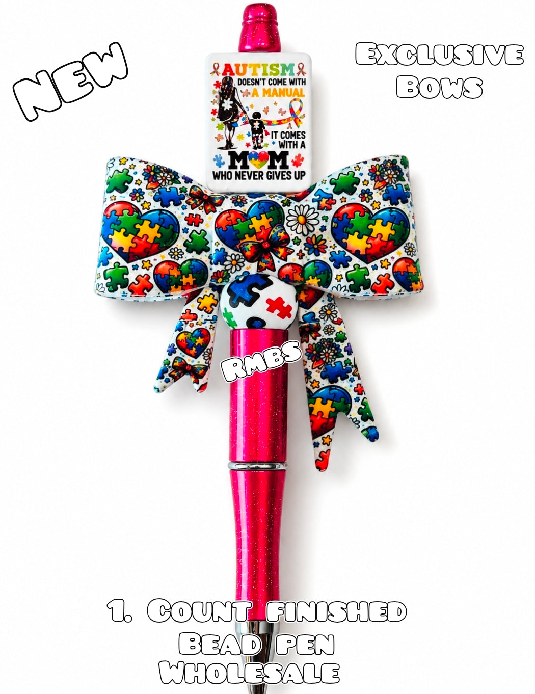 Wholesale 1 Count Beadable Pen Signature Exclusive All Beads Are Created By US