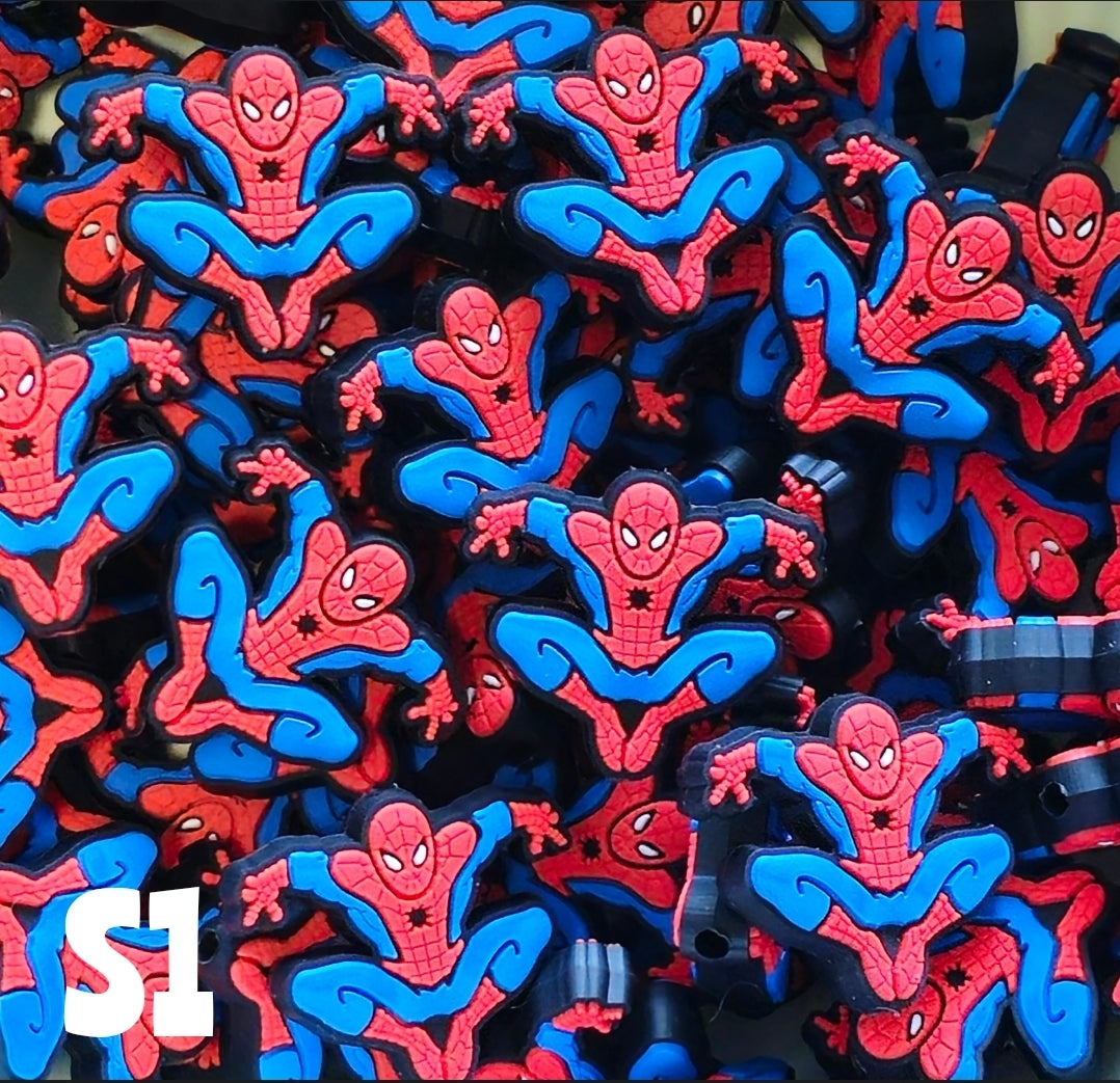 DIY Focal Bead 1 Count Craft Supplies Character Spiderman Beads Charms