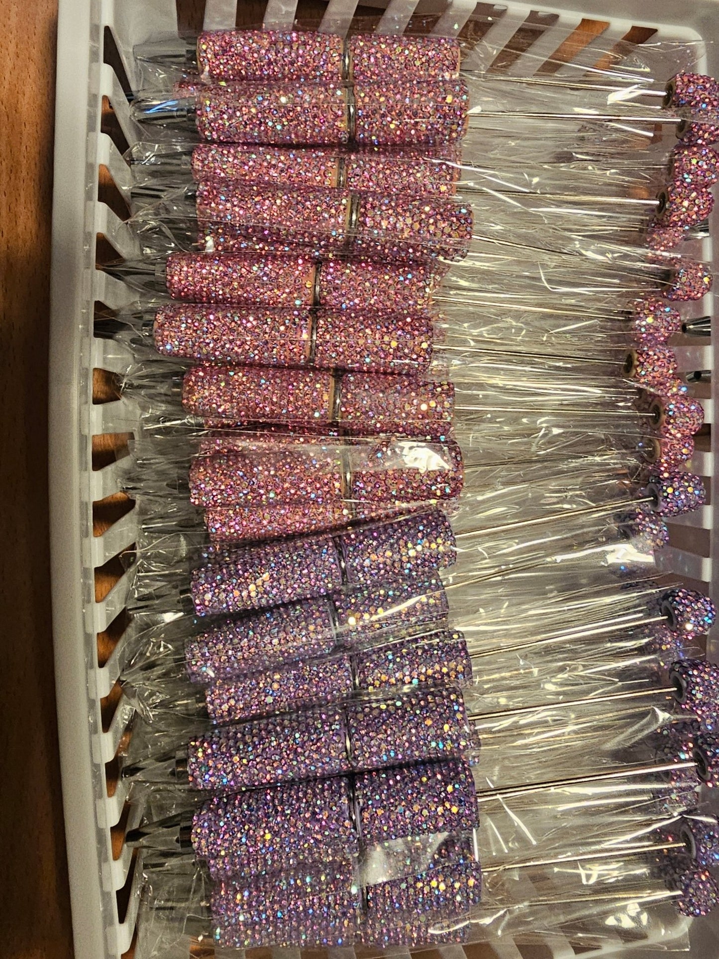 New 1 Count Beadable Fancy Rhinestone Bling Pens