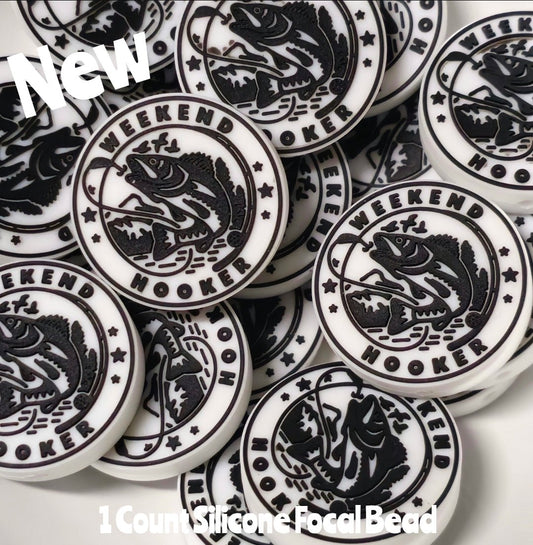 New Fish Weekend Hooker Focal Beads 1 Count DIY Bead Supplies