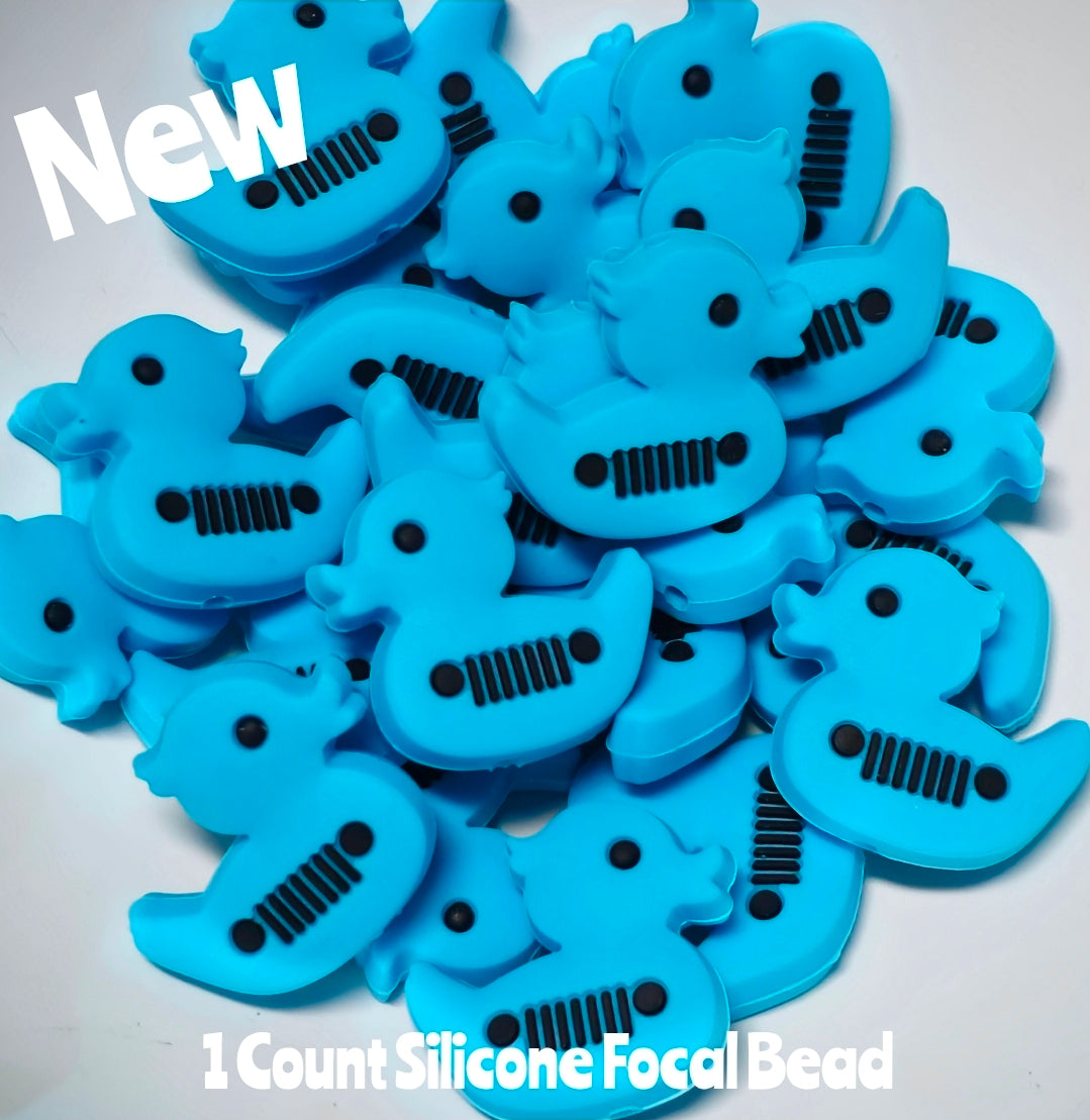 New Duck Jeep Focal Beads 1 Count DIY Bead Supplies