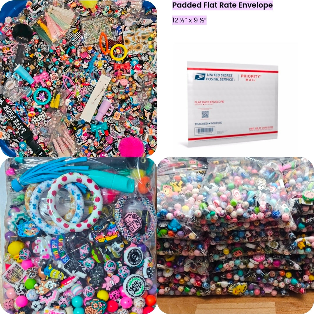 First ROUND SOLD OUT! I HAVE ONLY 30 BAGS LEFT! FULL Padded Flat Rate Bulk Bags. If purchasing multiples bags please do an additional order. As we can not ship 2 for the price of 1 as weight is high. Roughly 3 to 5 Pounds in each flat rate. VALUED $200 +