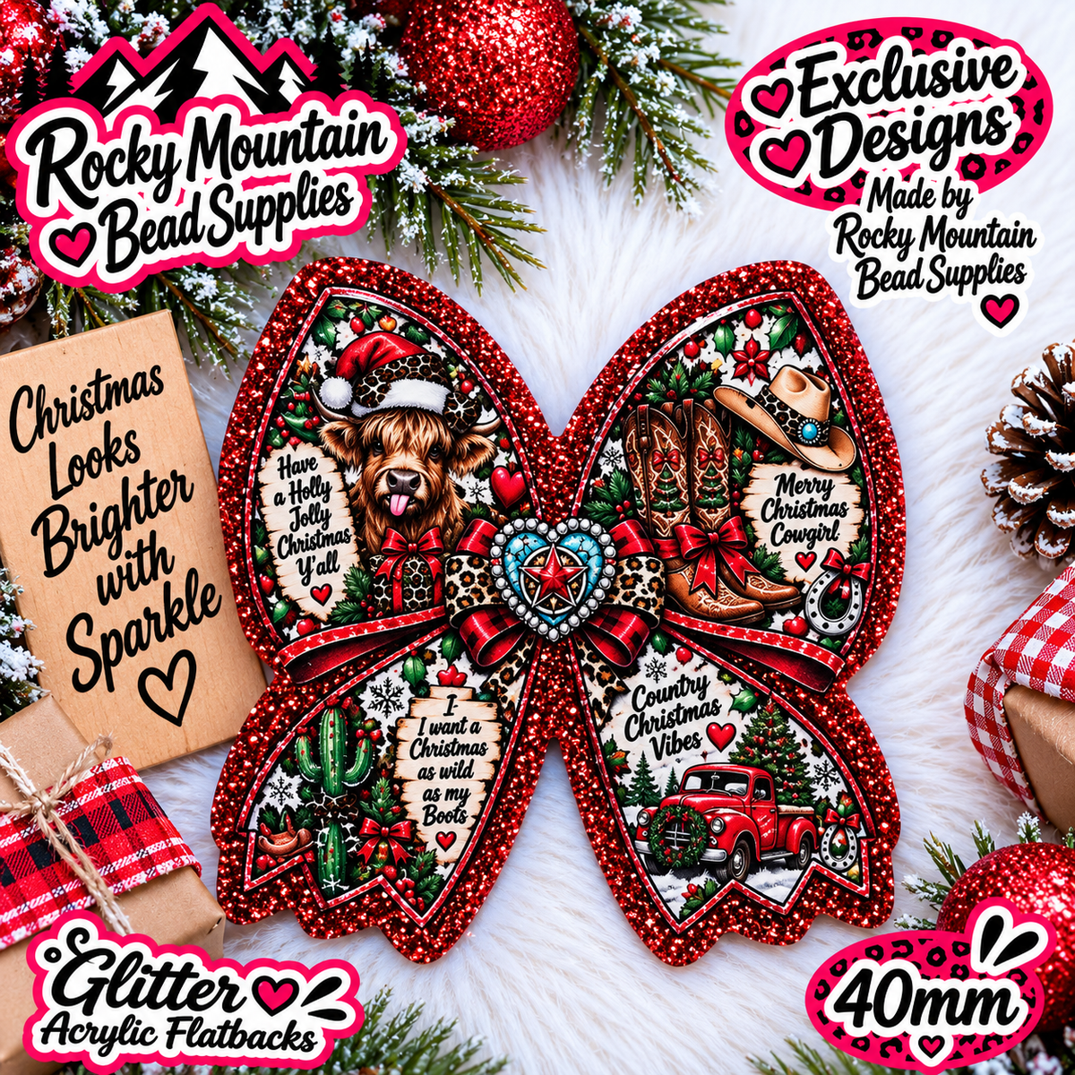 Shop Exclusive 1 Count Custom Exclusive Glitter