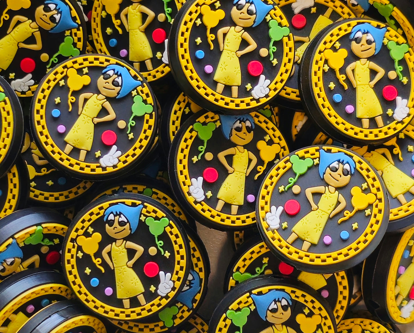 DIY Focal Bead 1 Count Craft Supplies Character Cartoon Emotions Movie Character
