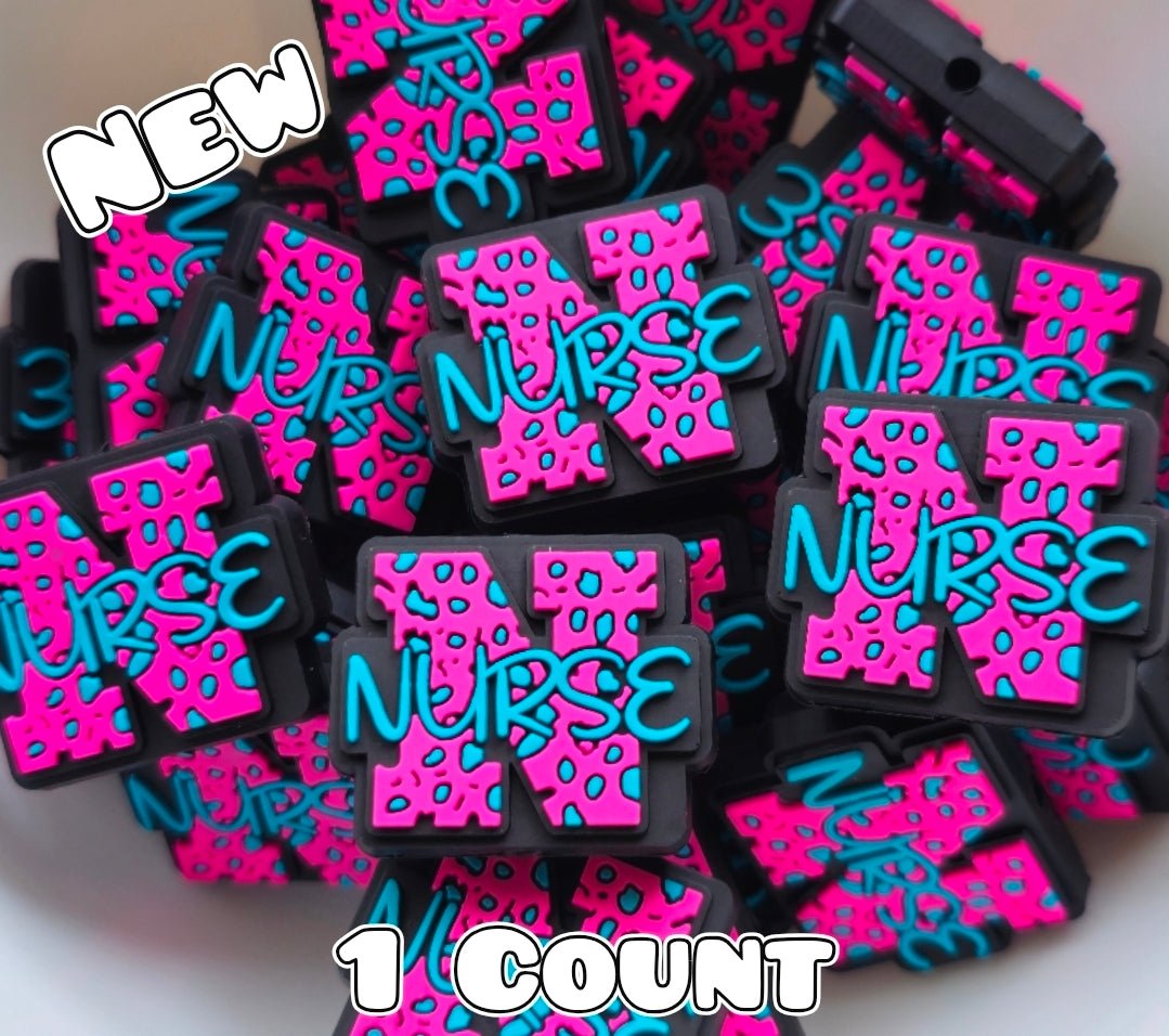 New 1 Count Focal Bead Nurse