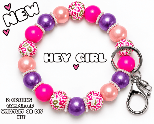 New Hey Girl Collection DIY Deluxe Beadable Wristlet 2 Options