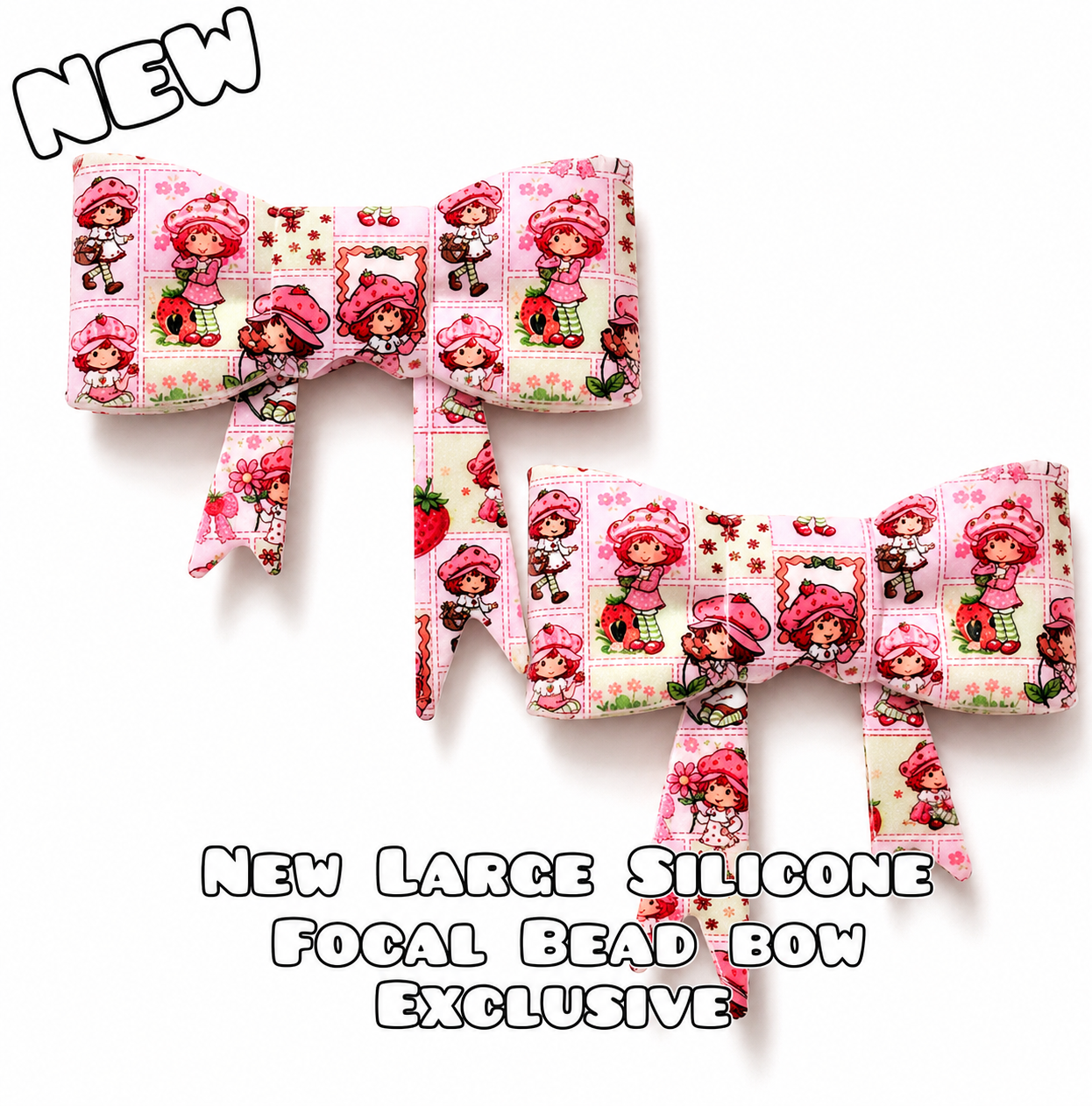 1 Count New Release Silicone Focal Bead Bow Exclusive