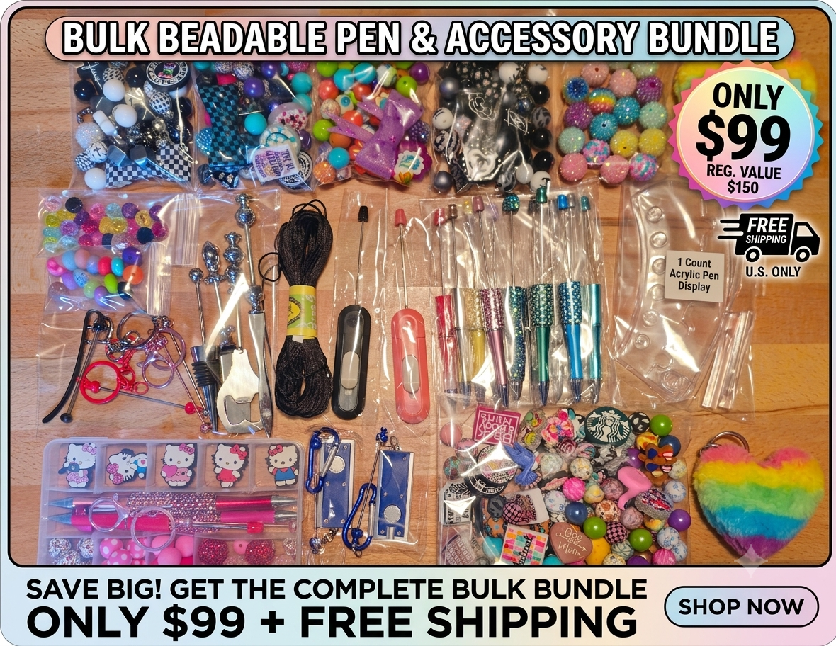 NEW ARRIVAL! 6-12-26 BULK BEAD BUNDLES! Only 10 bundles available! $70 Savings! + $20 extra FREEBIE