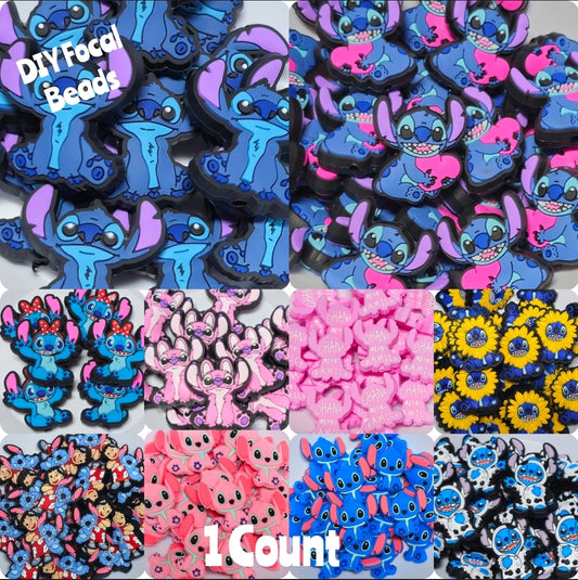 DIY Focal Bead 1 Count Craft Supplies Character Stitch Angel  Lilo Beads