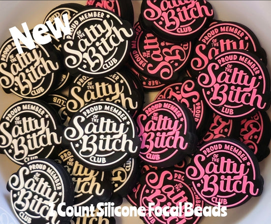 New Salty Bitch Focal Beads 1 Count DIY Bead Supplies
